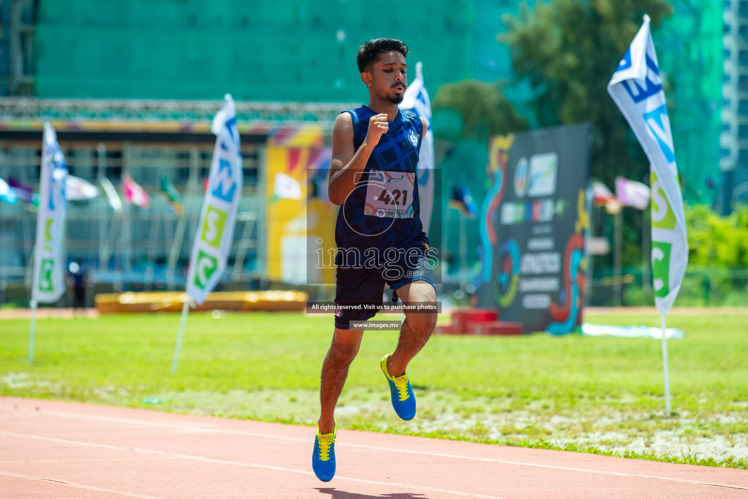 Day three of Inter School Athletics Championship 2023 was held at Hulhumale' Running Track at Hulhumale', Maldives on Tuesday, 16th May 2023. Photos: Nausham Waheed / images.mv