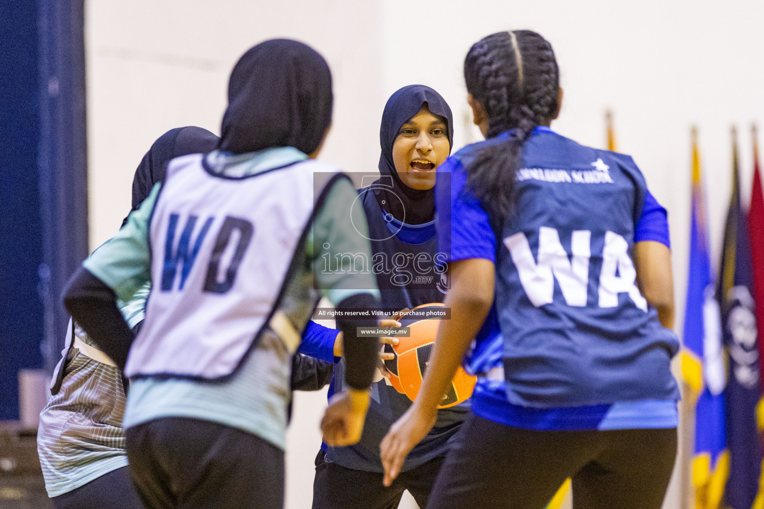 Day5 of 24th Interschool Netball Tournament 2023 was held in Social Center, Male', Maldives on 31st October 2023. Photos: Nausham Waheed / images.mv