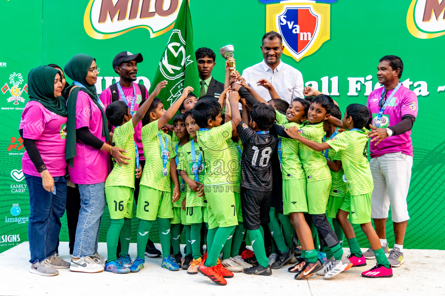 Day 2 of MILO Kids Football Fiesta was held at National Stadium in Male', Maldives on Saturday, 24th February 2024.