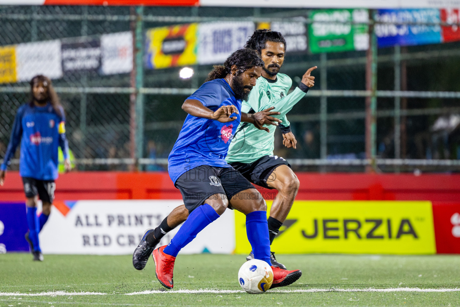 AA Rasdhoo vs AA Bodufolhudhoo in Day 11 of Golden Futsal Challenge 2025 was held on Wednesday, 15th January 2025, in Hulhumale', Maldives Photos: Nausham Waheed / images.mv