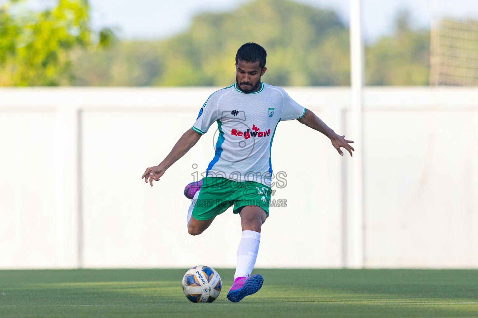 Huss Songun Football Team vs CC Sports Club in Day 2 of Eydhafushi Cup 2025 held in Eydhafushi Football Stadium at B. Eydhafushi, Maldives on Saturday, 6th September 2025. Photos: Mohamed Mahfouz Moosa / images.mv