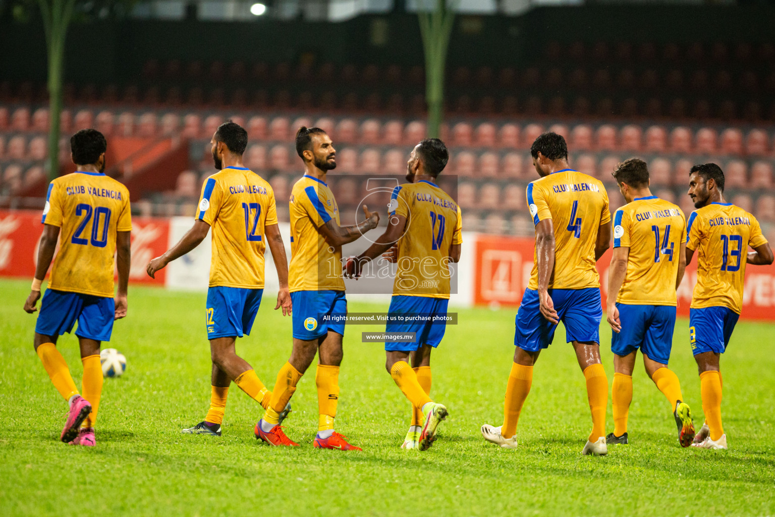 Club Valencia vs United Victory in the President's Cup 2021/2022 held in Male', Maldives on 19 December 2021