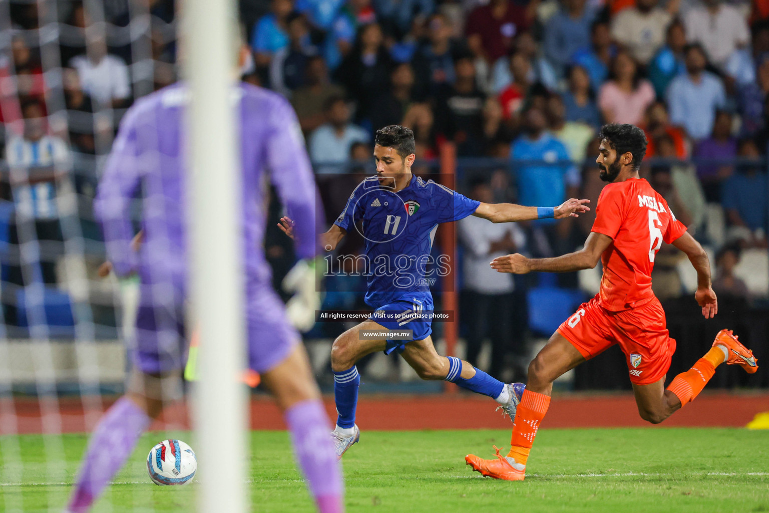 Kuwait vs India in the Final of SAFF Championship 2023 held in Sree Kanteerava Stadium, Bengaluru, India, on Tuesday, 4th July 2023. Photos: Nausham Waheed / images.mv