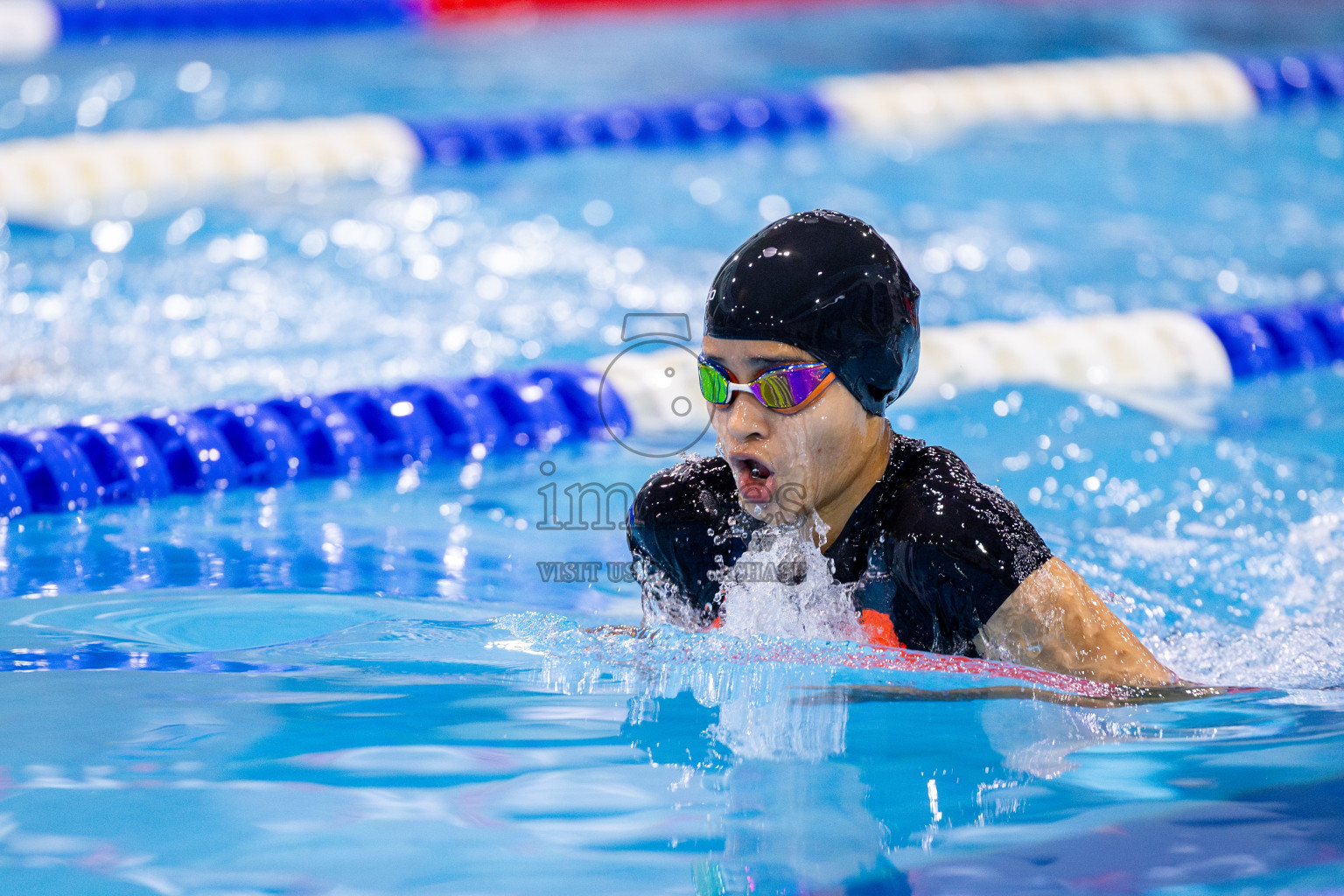 Day 2 of BML 21st Interschool Swimming Competition 2025 was held in Hulhumale' Swimming Pool, Hulhumale', Maldives on Sunday, 12th October 2025. Photos: Ismail Thoriq / images.mv