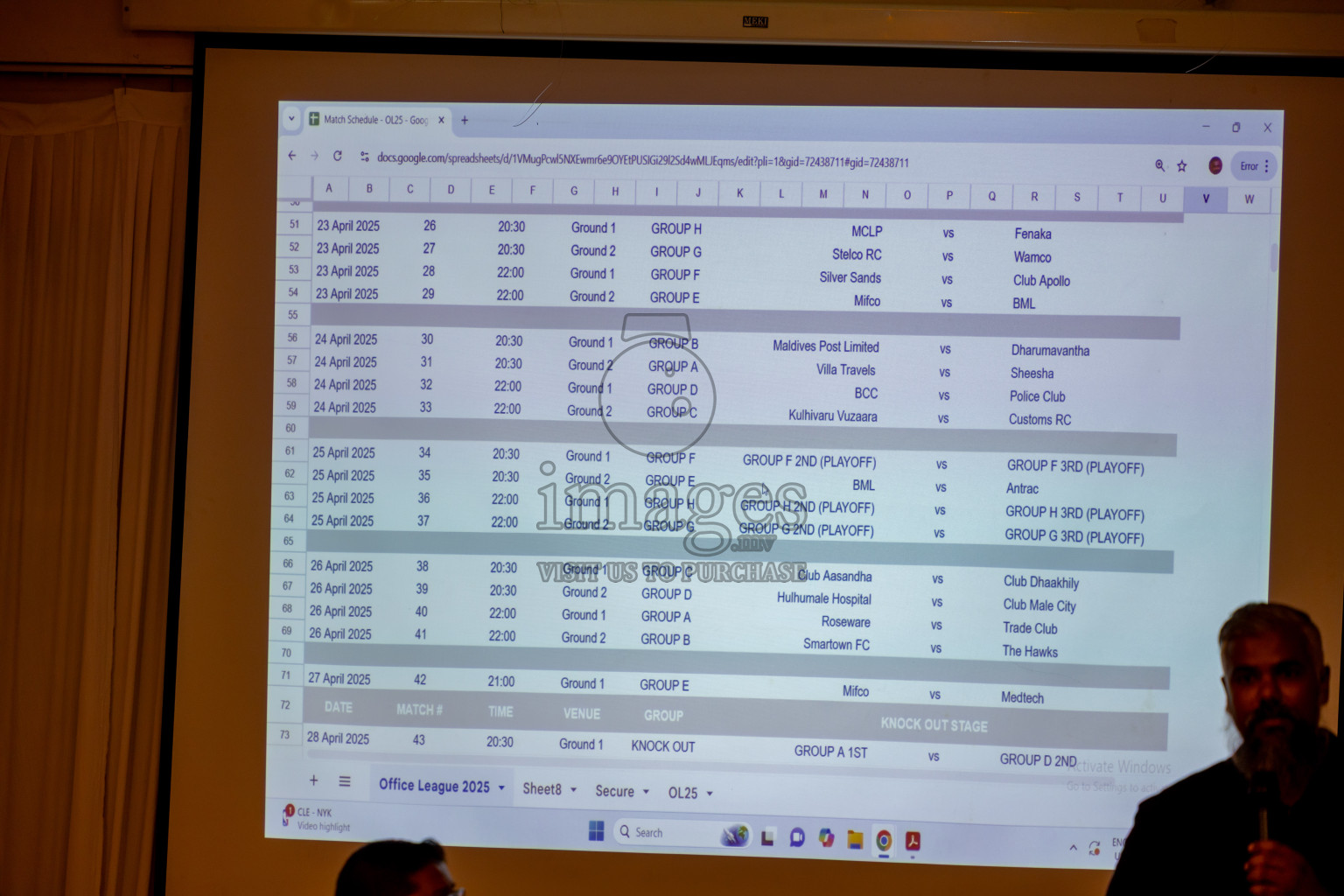 Draw Ceremony of Office League 2025 held in Male', Maldives on Saturday, 12th April 2025. Photos: Nausham Waheed / images.mv