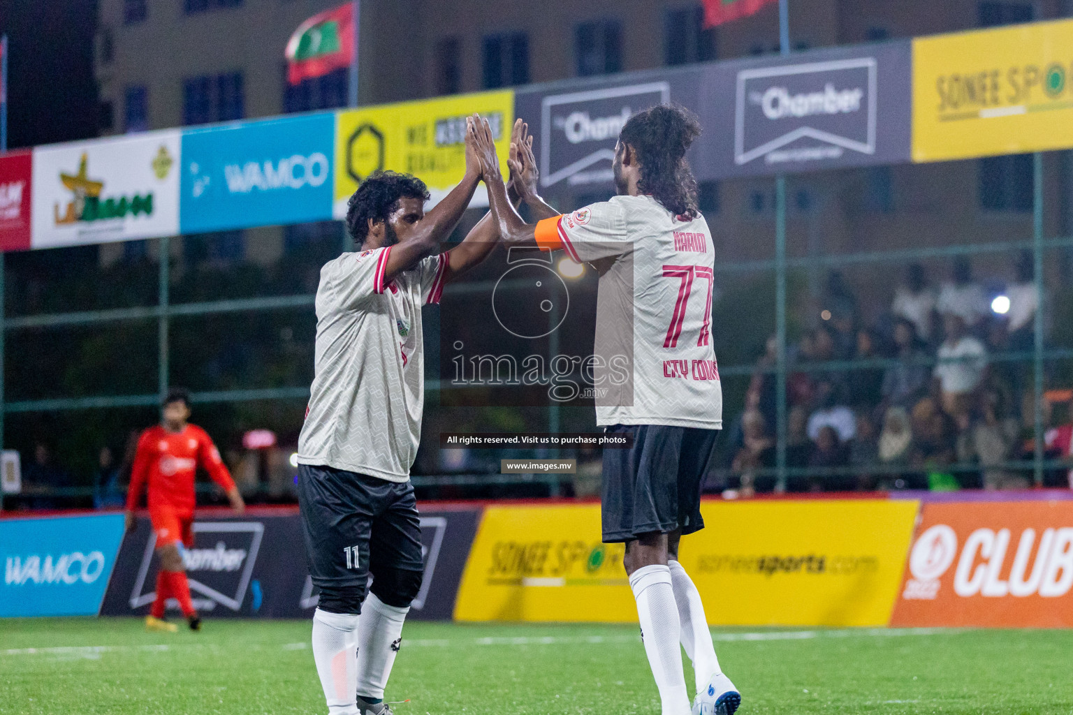 Team MCC vs Medianet in Club Maldives Cup 2022 was held in Hulhumale', Maldives on Monday, 17th October 2022. Photos: Mohamed Mahfooz Moosa / images.mv