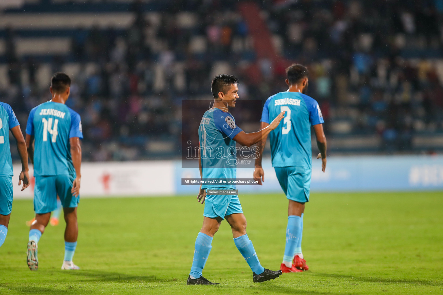 India vs Pakistan in the opening match of SAFF Championship 2023 held in Sree Kanteerava Stadium, Bengaluru, India, on Wednesday, 21st June 2023. Photos: Nausham Waheed / images.mv