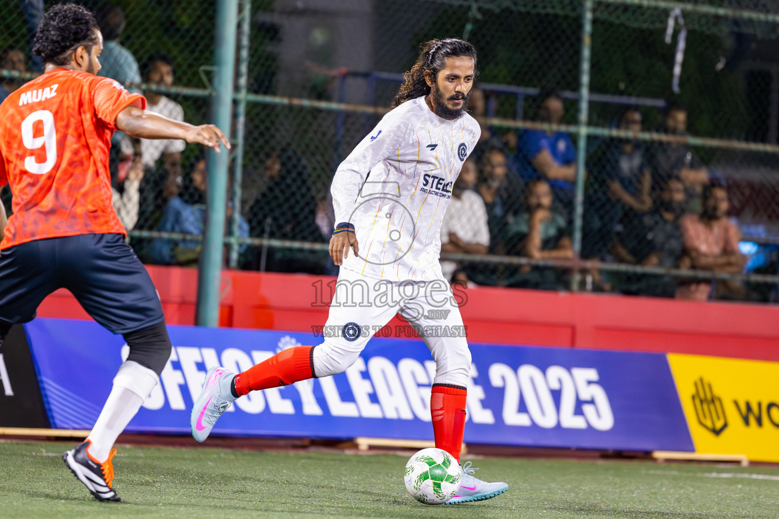 Club Veliga vs STELCO RC in Day 2 of Office League 2025 was held on Thursday, 17th April 2025 in Hulhumale', Maldives. Photos: Ismail Thoriq / images.mv
