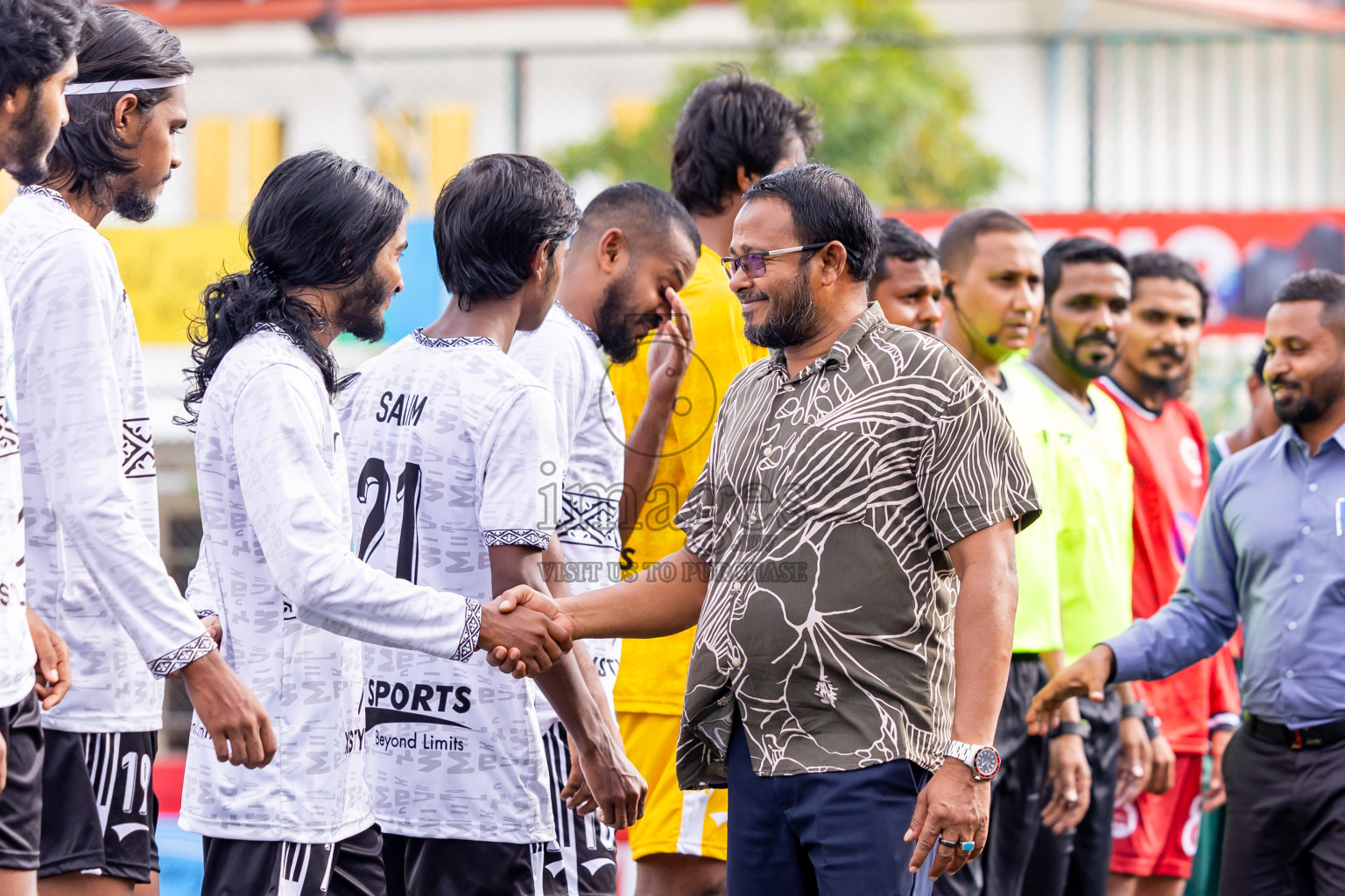 GDh Madaveli vs GDh Faresmaathodaa in Day 12 of Golden Futsal Challenge 2025 was held on Thursday, 16th January 2025, in Hulhumale', Maldives Photos: Nausham Waheed  / images.mv