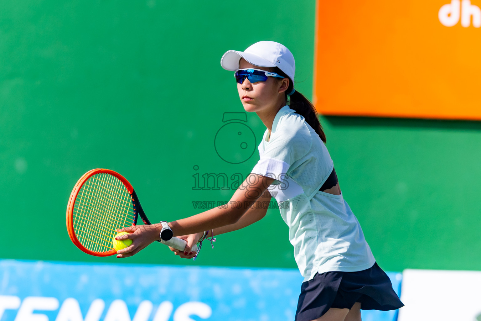 Day 8 of ATF Maldives Junior Open Tennis was held in Male' Tennis Court, Male', Maldives on Thursday, 19th December 2024. Photos: Nausham Waheed/ images.mv