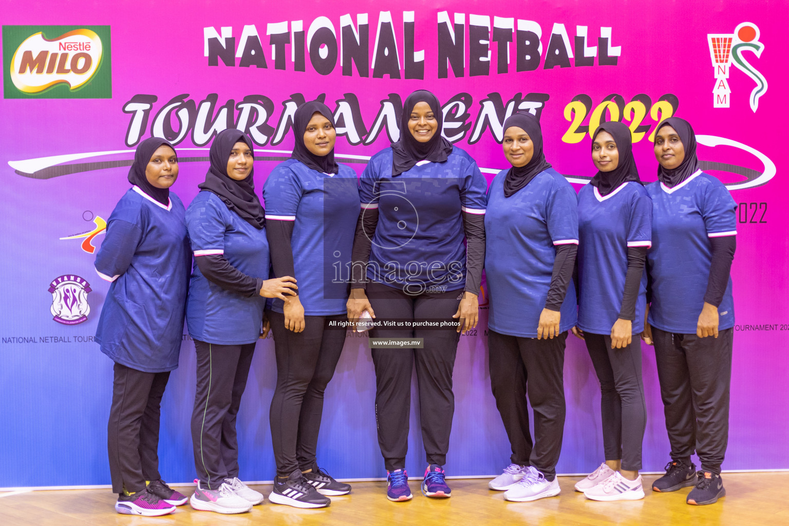 Xenith Sports Club vs Youth United Sports Club in the Milo National Netball Tournament 2022 on 18 July 2022, held in Social Center, Male', Maldives. Photographer: Shuu, Hassan Simah / Images.mv