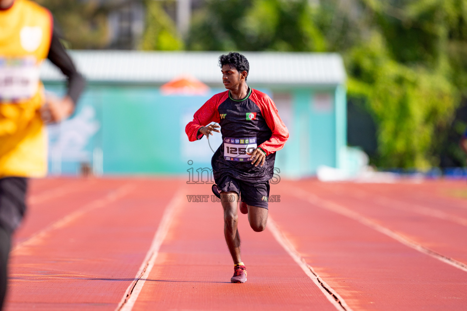 Day 3 of MWSC Interschool Athletics Championships 2024 held in Hulhumale Running Track, Hulhumale, Maldives on Monday, 11th November 2024. 
Photos by: Hassan Simah / Images.mv