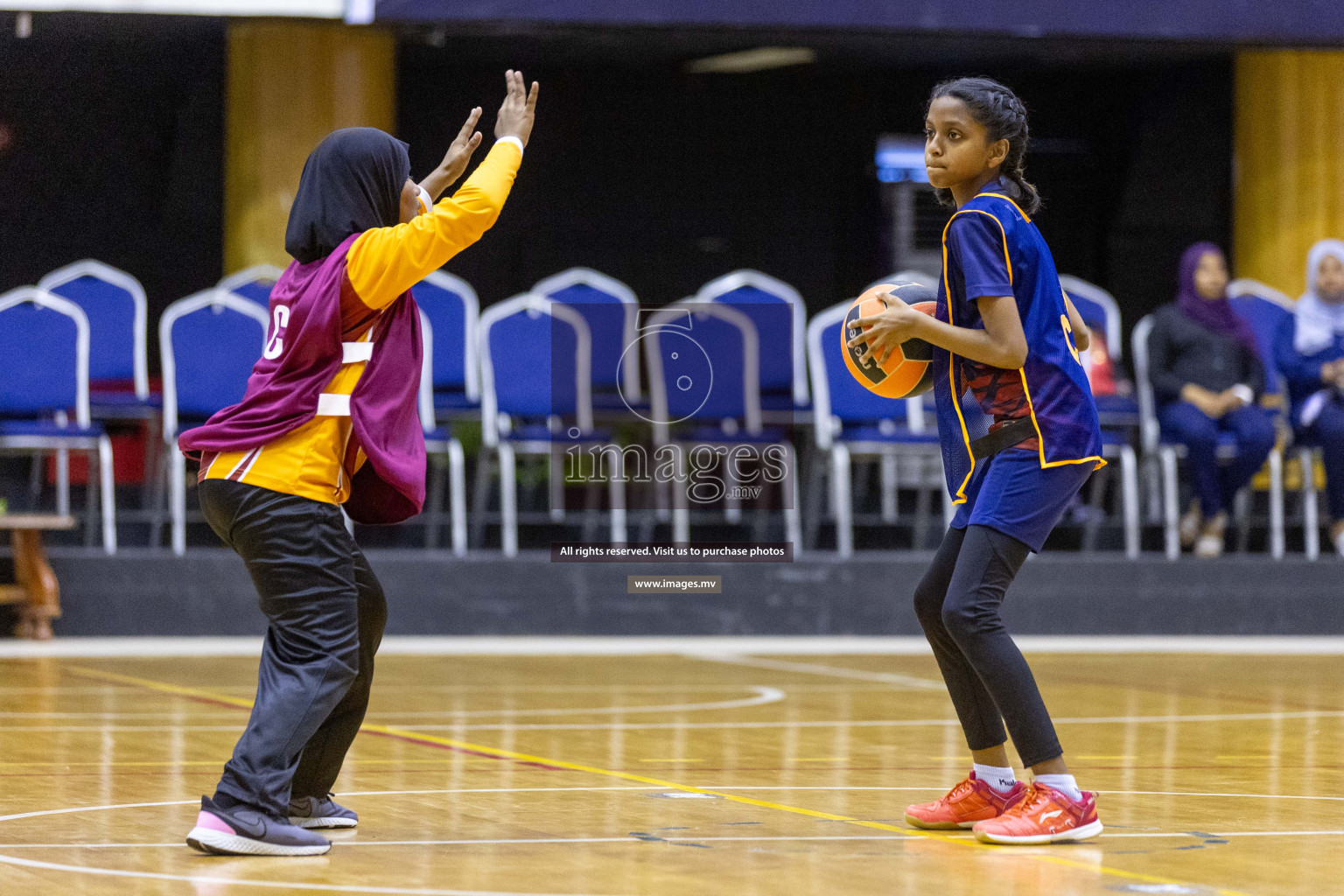 Day7 of 24th Interschool Netball Tournament 2023 was held in Social Center, Male', Maldives on 2nd November 2023. Photos: Nausham Waheed / images.mv