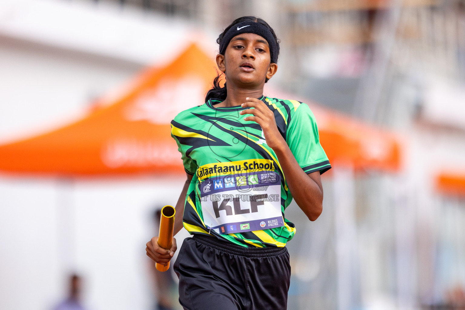 Day 5 of MWSC Interschool Athletics Championships 2024 held in Hulhumale Running Track, Hulhumale, Maldives on Wednesday, 13th November 2024. Photos by: Raif Yoosuf / Images.mv