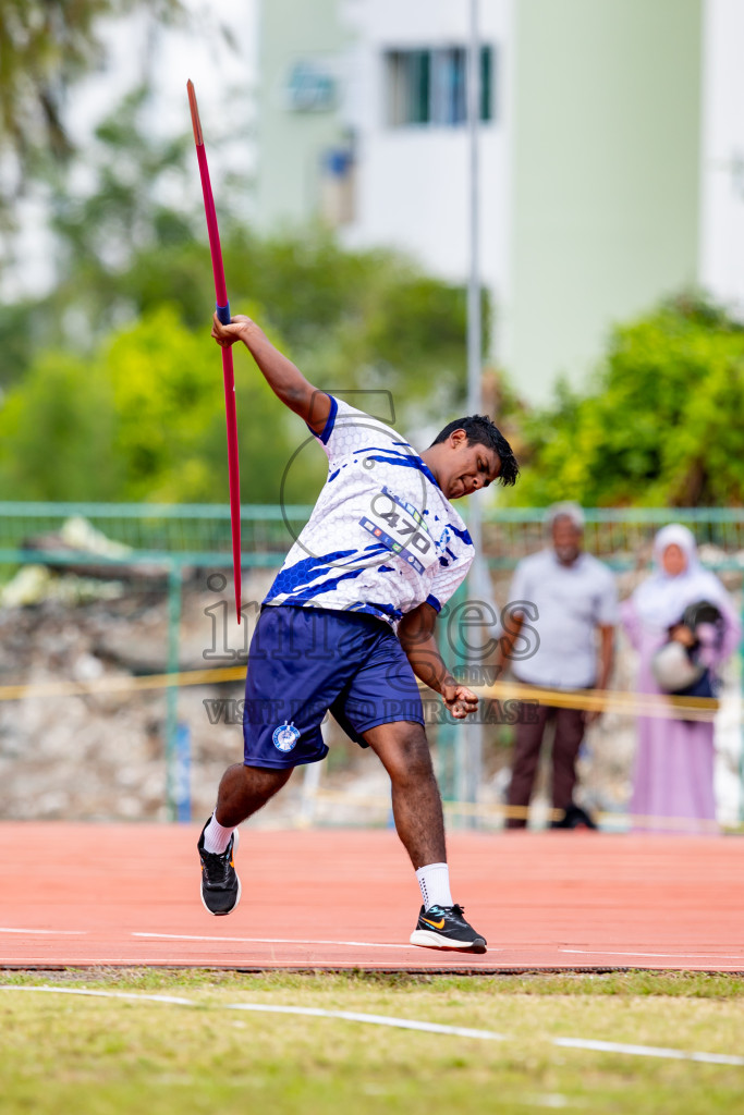 Day 6 of MWSC Interschool Athletics Championships 2024 held in Hulhumale Running Track, Hulhumale, Maldives on Thursday, 14th November 2024. Photos by: Nausham Waheed / Images.mv