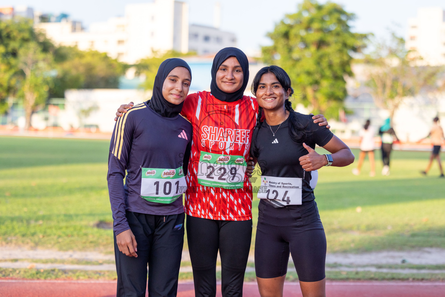 Day 1 of 33rd National Athletics Championship was held in Ekuveni Track at Male', Maldives on Thursday, 5th September 2024. Photos: Shuu Abdul Sattar / images.mv