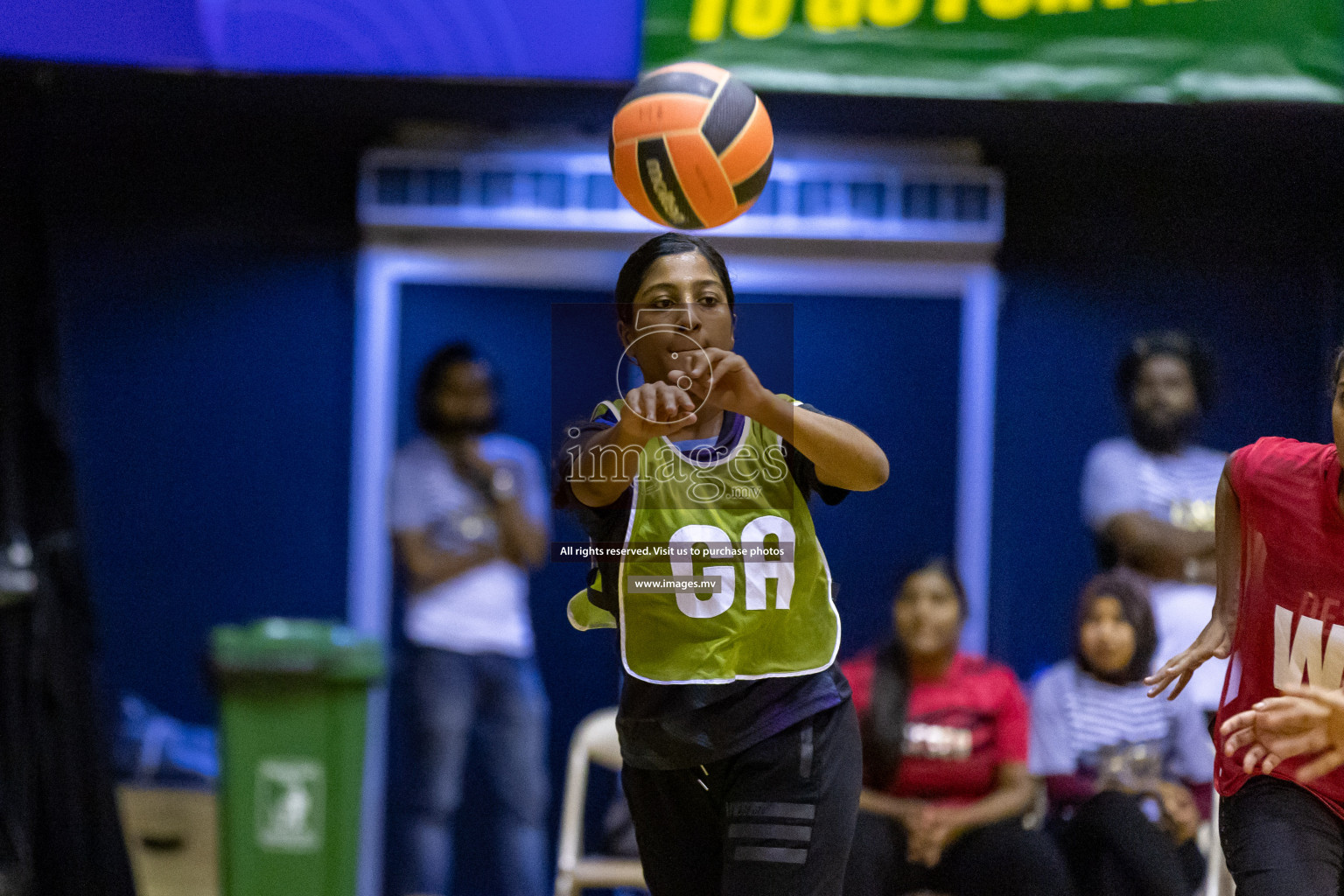 Lorenzo Sports Club vs Youth United Sports Club in the Milo National Netball Tournament 2022 on 20 July 2022, held in Social Center, Male', Maldives. Photographer: Hassan Simah / Images.mv