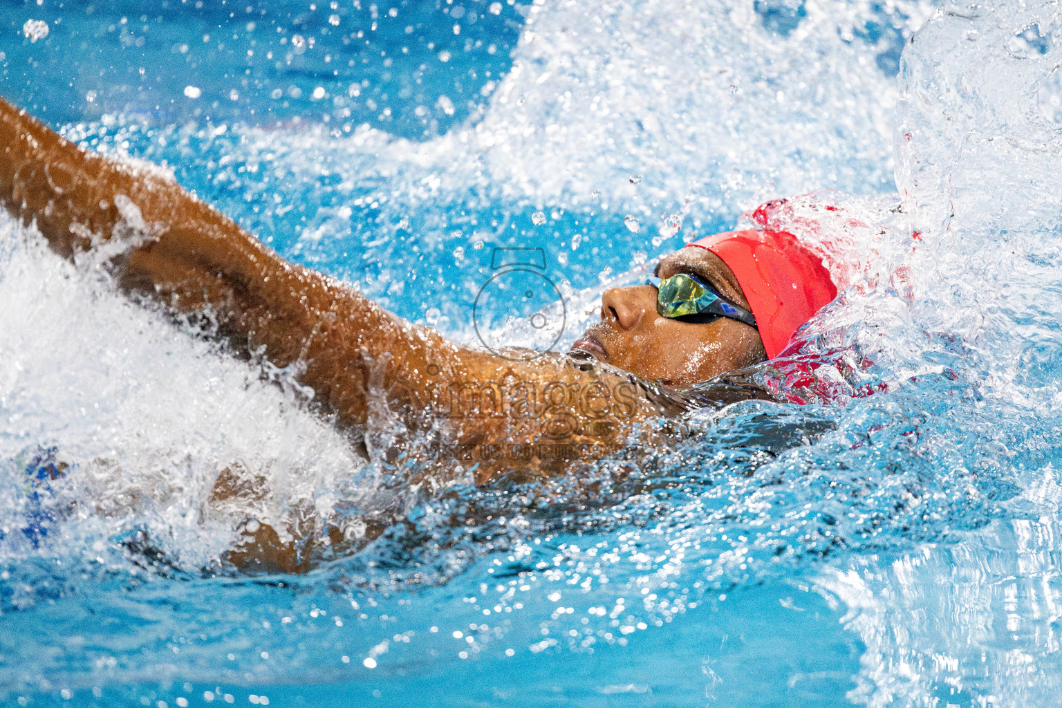 Day 5 of National Swimming Competition 2024 held in Hulhumale', Maldives on Tuesday, 17th December 2024. Photos: Hassan Simah / images.mv