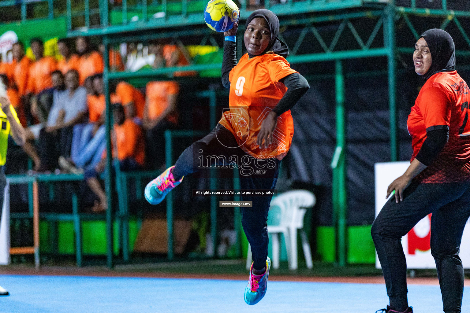 Day 2 of 7th Inter-Office/Company Handball Tournament 2023, held in Handball ground, Male', Maldives on Saturday, 17th September 2023 Photos: Nausham Waheed/ Images.mv