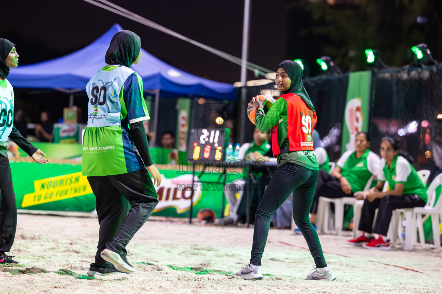 Finals of Milo Ramadan Half Court Netball Challenge on 24th March 2024, held in Central Park, Hulhumale, Male', Maldives
Photos: Ismail Thoriq / imagesmv