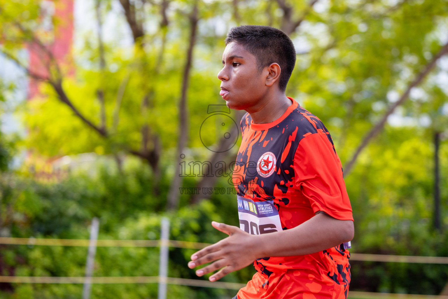 Day 2 of MWSC Interschool Athletics Championships 2024 held in Hulhumale Running Track, Hulhumale, Maldives on Sunday, 10th November 2024. 
Photos by:  Hassan Simah / Images.mv