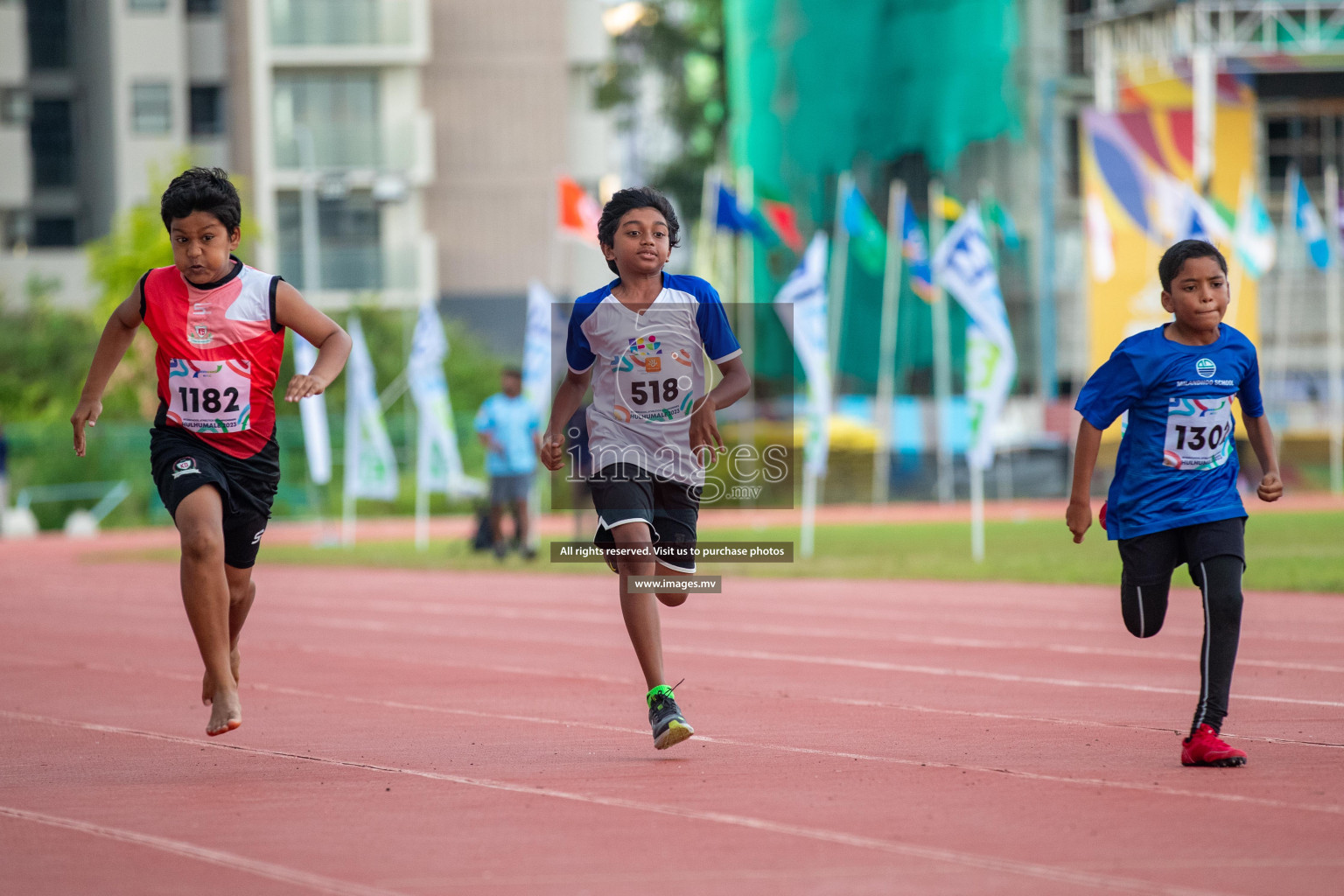 Day three of Inter School Athletics Championship 2023 was held at Hulhumale' Running Track at Hulhumale', Maldives on Tuesday, 16th May 2023. Photos: Nausham Waheed / images.mv