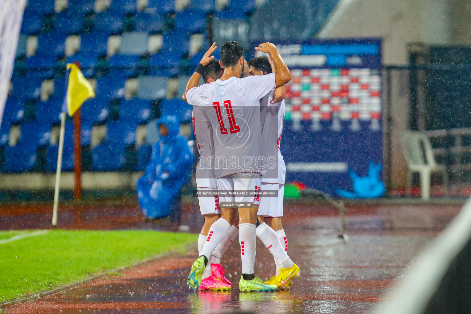 Bhutan vs Lebanon in SAFF Championship 2023 held in Sree Kanteerava Stadium, Bengaluru, India, on Sunday, 25th June 2023. Photos: Nausham Waheed, Hassan Simah / images.mv