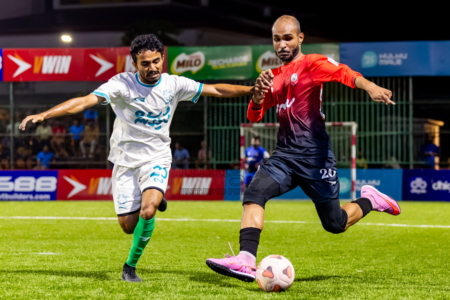 Criminal Court vs Mira Rc in Day 9 of Club Maldives Cup Classic 2025 was held in Rehendi Futsal Ground, Hulhumale', Maldives on Monday, 22nd September 2025. Photos: Nausham Waheed / images.mv