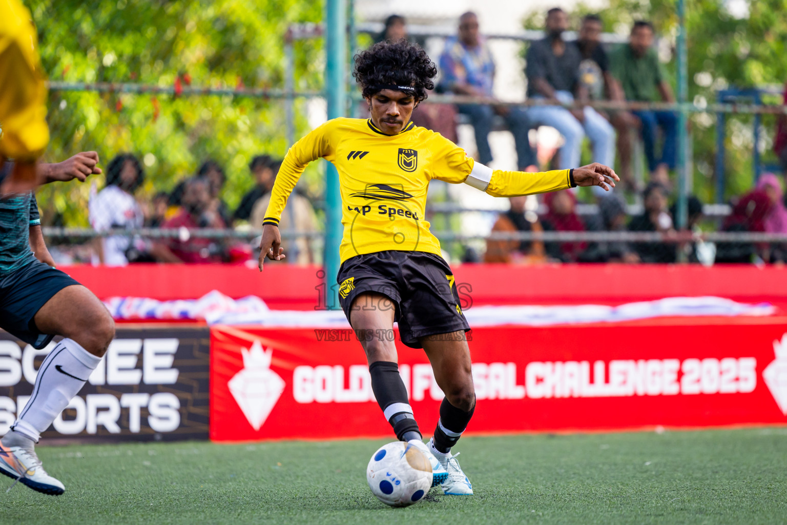 F Nilandhoo vs F Magoodhoo in Day 12 of Golden Futsal Challenge 2025 was held on Thursday, 16th January 2025, in Hulhumale', Maldives Photos: Nausham Waheed  / images.mv