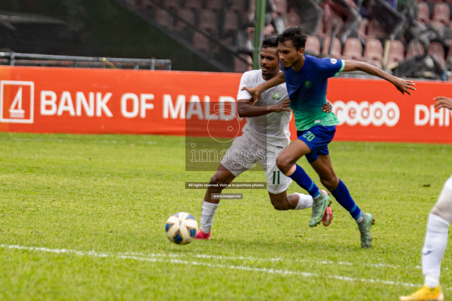 Super United Sports vs Green Streets in Ooredoo Dhivehi Premier League 2021/22 on 06 July 2022, held in National Football Stadium, Male', Maldives