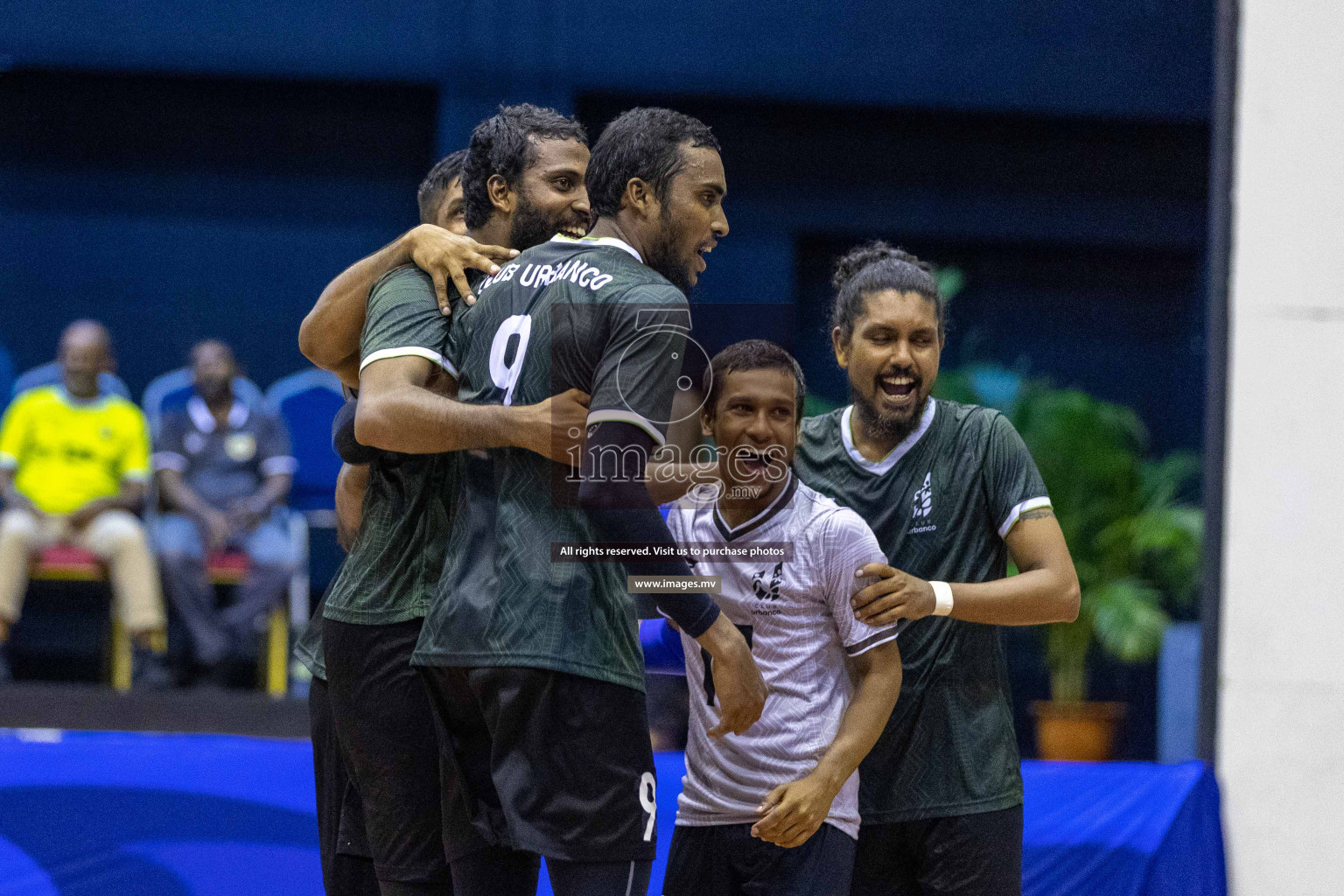 Final of Inter Company-Office Volleyball Tournament 2023 was held in Social Center, Male', Maldives on Saturday, 20th May 2023.  Photos: Ismail Thoriq / images.mv