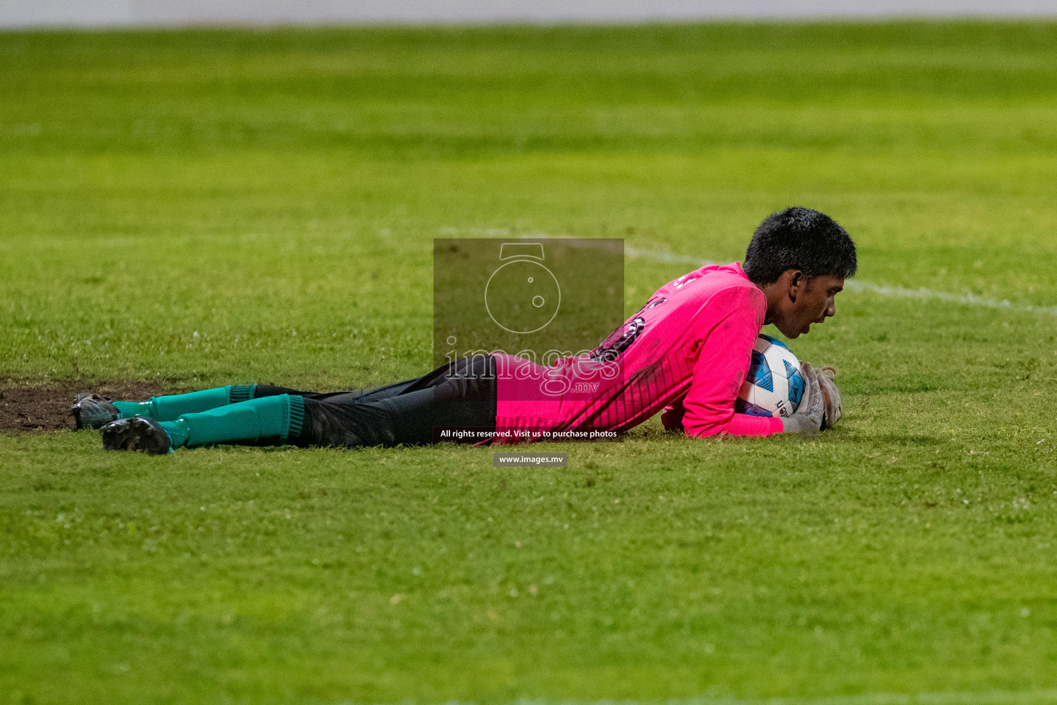 Final of U17 Inter School Football Tournament of Kalaafaanu School vs Rehendhi School held in Male', Maldives on 10 Feb 2022 Photos: Nausham Waheed / images.mv