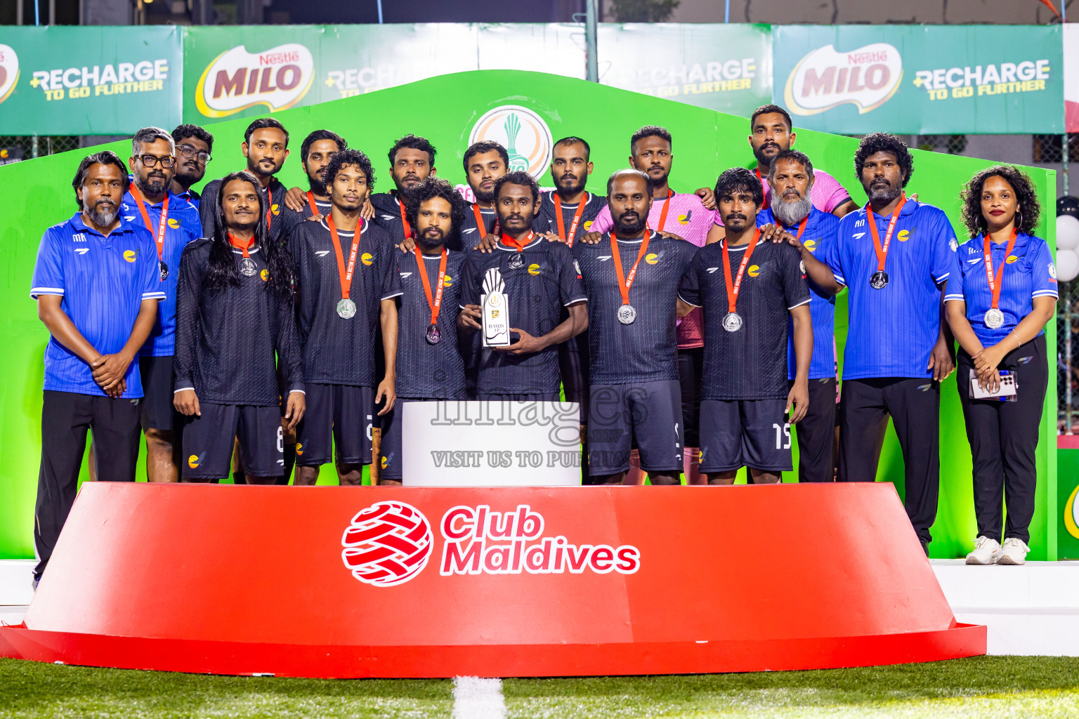 Arena vs Hawks in the Final of Milo Sector League 2025 was held in Rehendhi Futsal Ground, Hulhumale', Maldives on Tuesday, 18th November 2025. Photos: Nausham Waheed  / images.mv