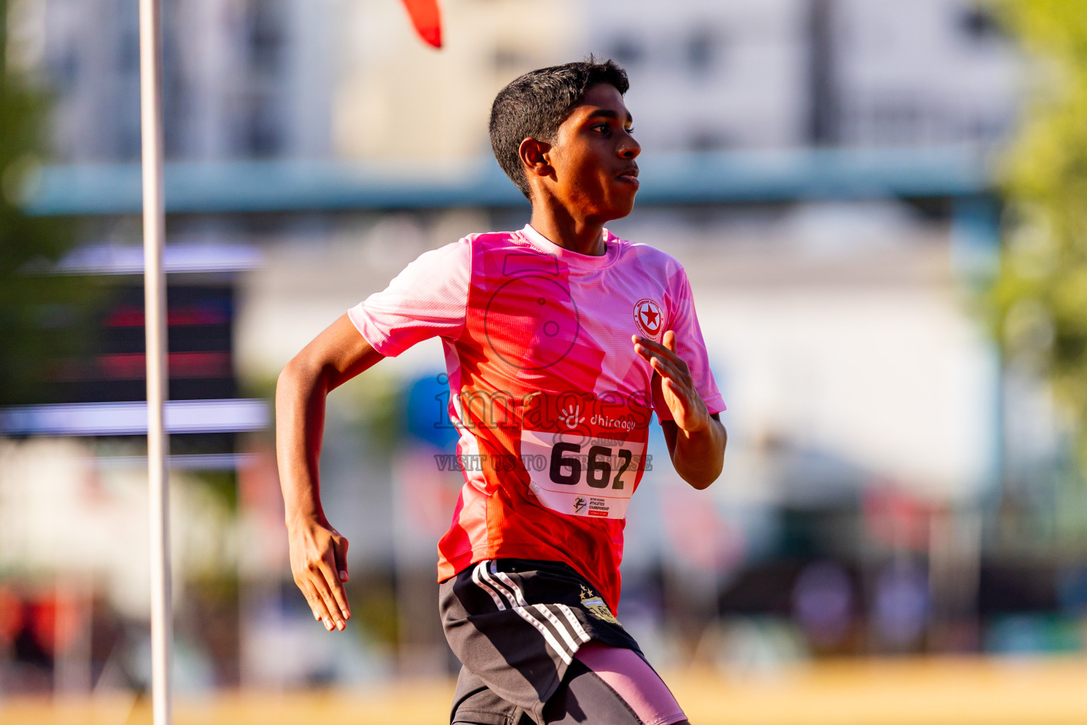 Day 1 of Inter-school Athletics Championship 2025 held in Ekuveni Synthetic Track, Male', Maldives on Monday, 06th October 2025. Photos by: Nausham Waheed / Images.mv