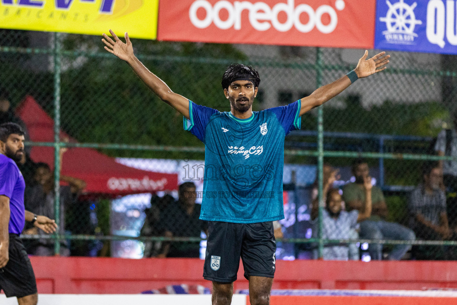 F Feeali vs F Bilehdhoo in Day 8 of Golden Futsal Challenge 2024 was held on Monday, 22nd January 2024, in Hulhumale', Maldives Photos: Nausham Waheed / images.mv