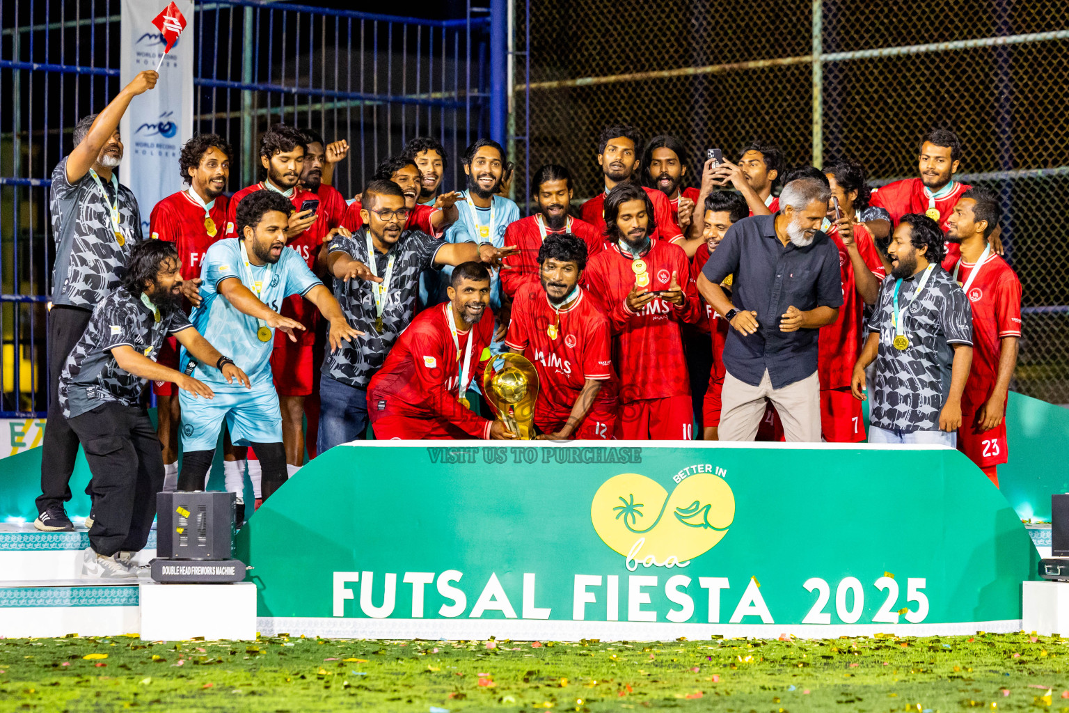 Closing Ceremony of Better in Baa Futsal Fiesta 2025 held in B. Eydhafushi, Maldives on Monday, 17th November 2025. Photos: Nausham Waheed / images.mv