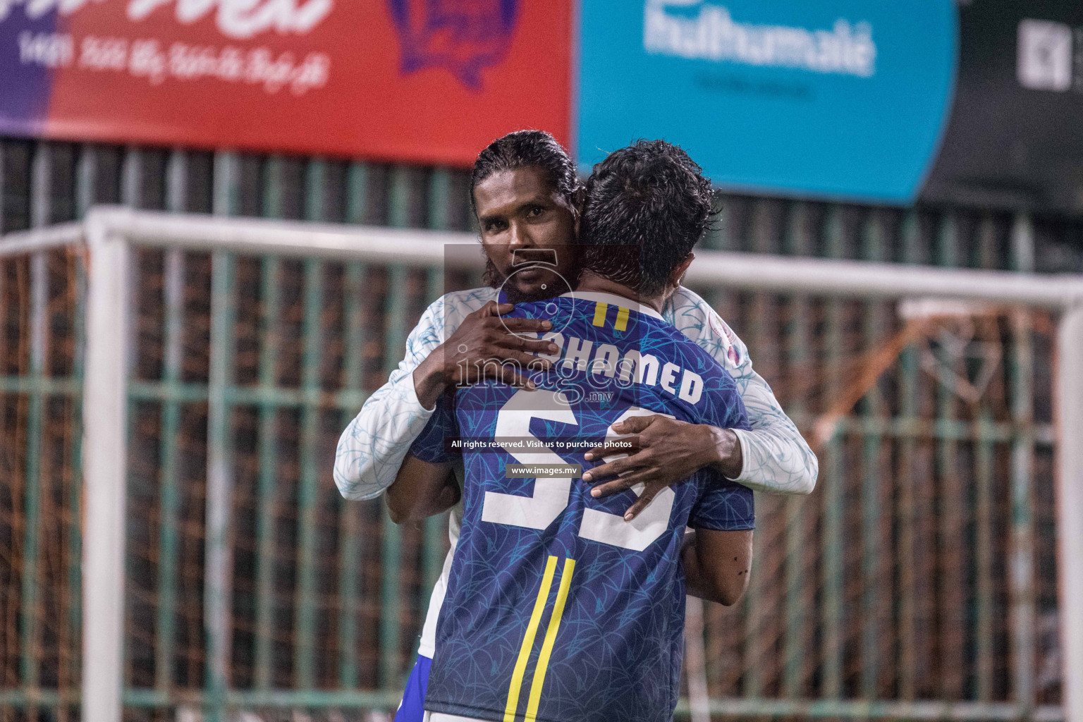 Prison Club vs MACL in the Quarter Finals of Club Maldives 2021 held at Hulhumale;, on 12th December 2021 Photos: Nausham / images.mv