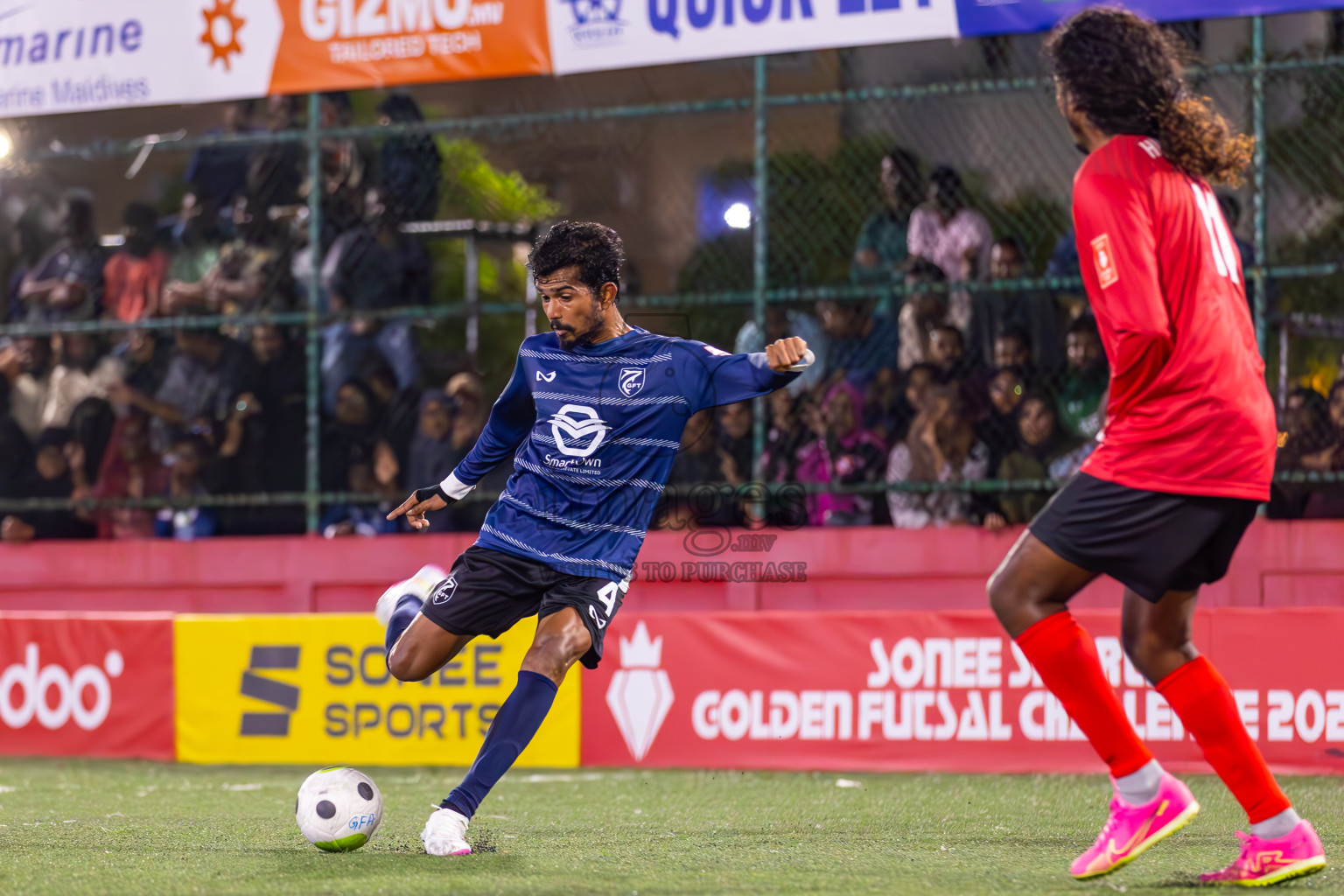 K Gaafaru vs K Himmafushi in Day 22 of Golden Futsal Challenge 2024 was held on Monday , 5th February 2024 in Hulhumale', Maldives
Photos: Ismail Thoriq / images.mv