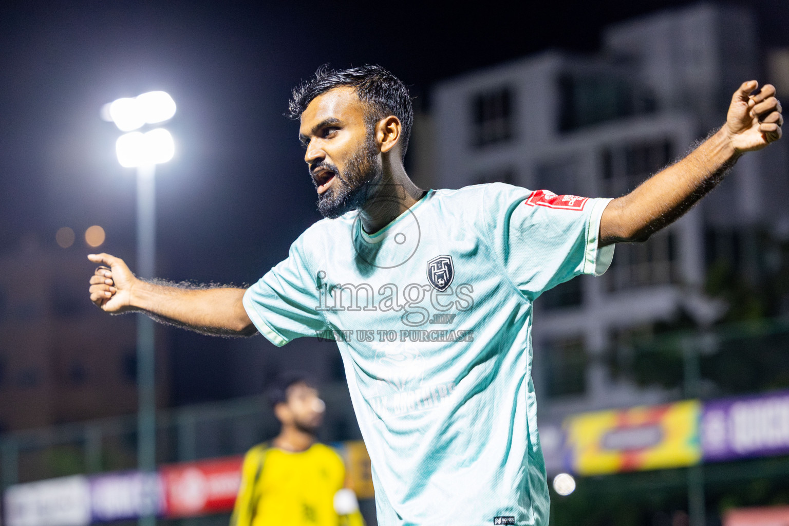 Lh Hinnavaru vs Lh Naifaru in Day 15 of Golden Futsal Challenge 2025 was held on Sunday, 19th January 2025, in Hulhumale', Maldives. Photos: Nausham Waheed / images.mv