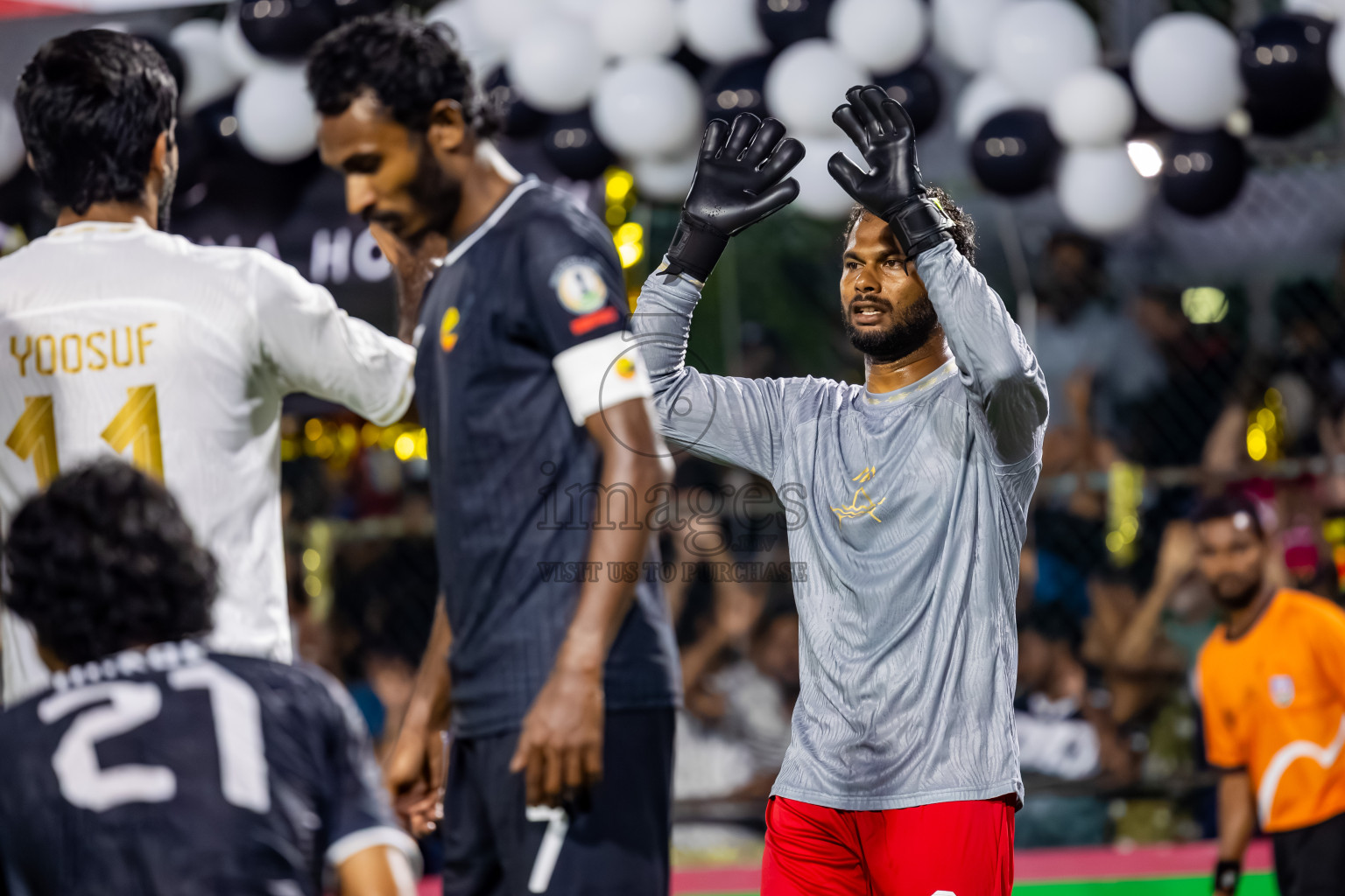 Arena vs Hawks in the Final of Milo Sector League 2025 was held in Rehendhi Futsal Ground, Hulhumale', Maldives on Tuesday, 18th November 2025. Photos: Nausham Waheed  / images.mv