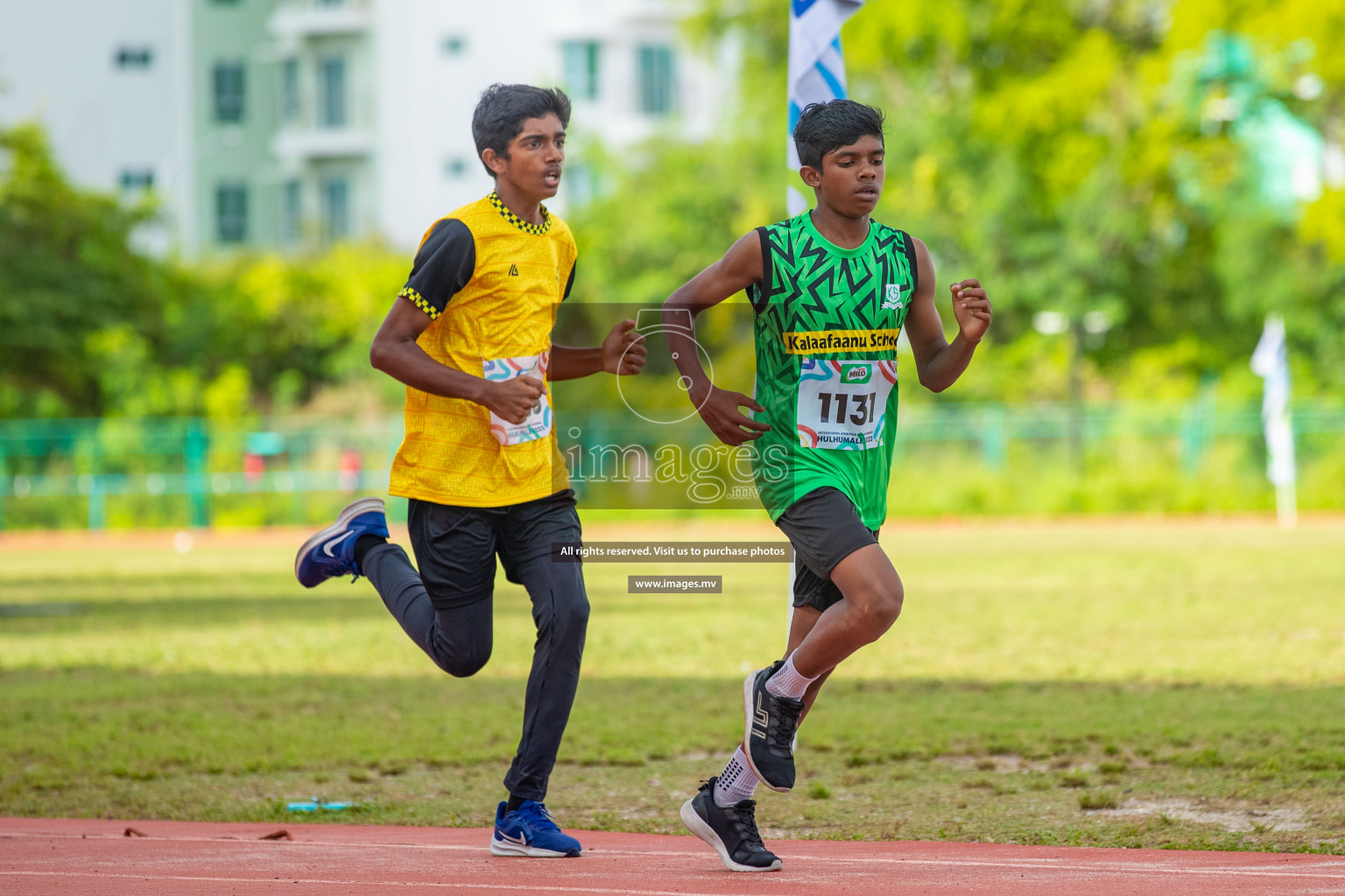 Day two of Inter School Athletics Championship 2023 was held at Hulhumale' Running Track at Hulhumale', Maldives on Sunday, 15th May 2023. Photos: Nausham Waheed / images.mv