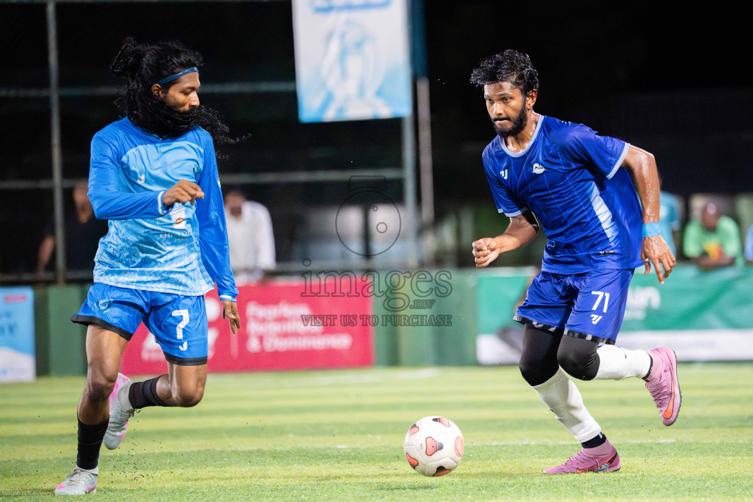 Foemathi VS Laamu Blues in Day 3 - Fonadhoo Youth Futsal Challenge 2025 held in Fonadhoo Futsal Stadium, L. Fonadhoo, Maldives on Tuesdat, 28th October 2025 Photos: Arif Rasheed / images.mv