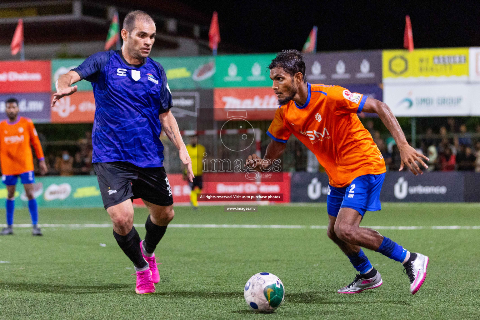 Team Fenaka vs Team FSM in Quarter Final of Club Maldives Cup 2023 held in Hulhumale, Maldives, on Sunday, 13th August 2023
Photos: Ismail Thoriq / images.mv