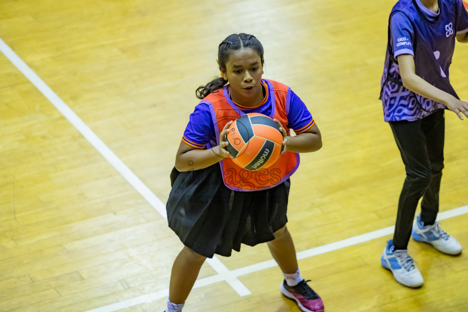 Day 12 of 25th Inter-School Netball Tournament was held in Social Center at Male', Maldives on Thursday, 22nd August 2024.