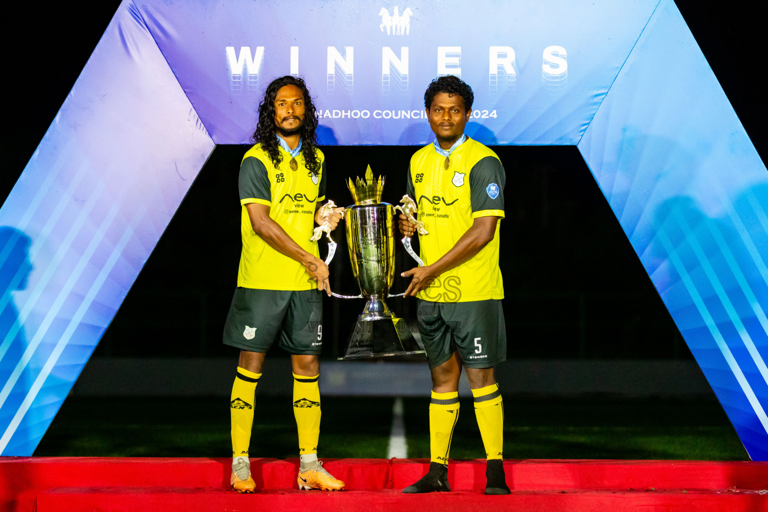 JT Sports vs Kanmathi Juniors from Final of Manadhoo Council Cup 2024 in N Manadhoo Maldives on Tuesday, 27th February 2023. Photos: Nausham Waheed / images.mv