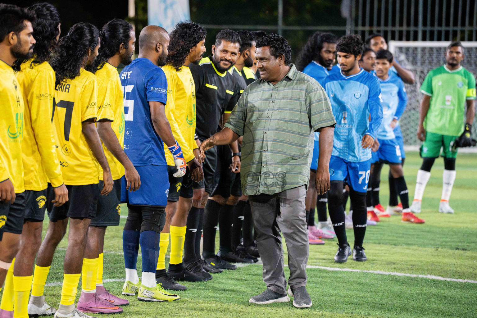 Foemathi VS Kanmathi SC in Day 2 - Fonadhoo Youth Futsal Challenge 2025 held in Fonadhoo Futsal Stadium, L. Fonadhoo, Maldives on Monday, 27th October 2025 Photos: Arif Rasheed / images.mv