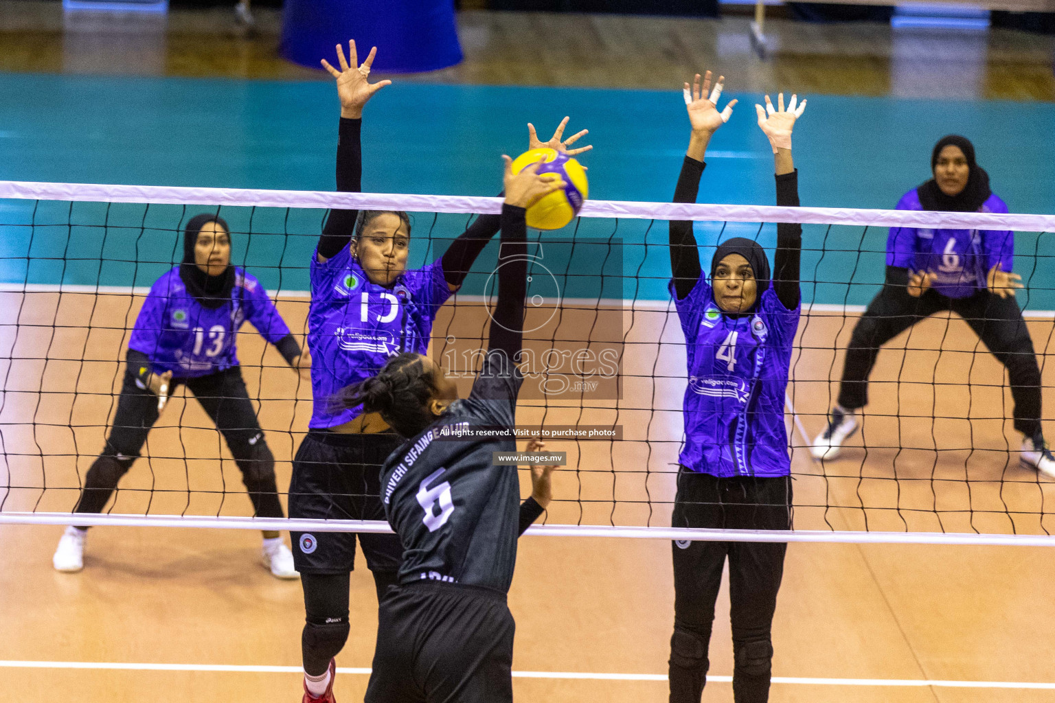 Volleyball Association Cup 2022-Women's Division-Match Day 5 was held in Male', Maldives on Friday, 27th May 2022 at Social Center Indoor Hall Photos By: Ismail Thoriq/images.mv