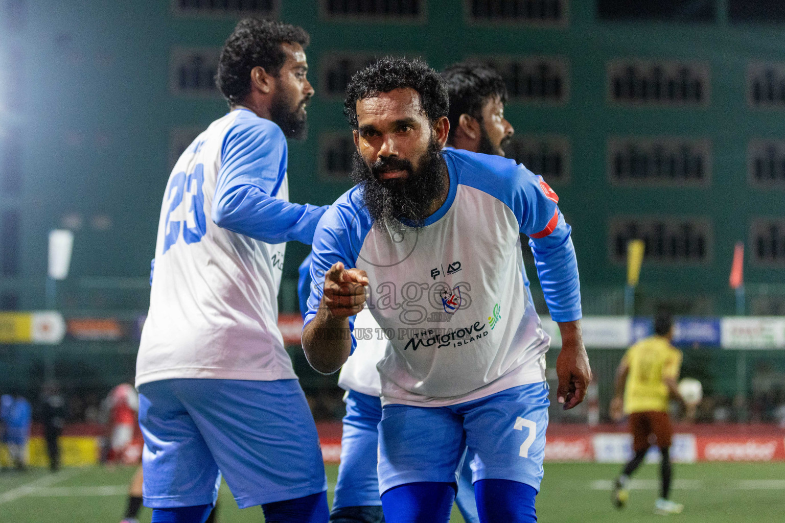 N Kendhikulhudhoo vs N Holhudhoo in Day 18 of Golden Futsal Challenge 2024 was held on Thursday, 1st February 2024, in Hulhumale', Maldives Photos: Nausham Waheed, / images.mv