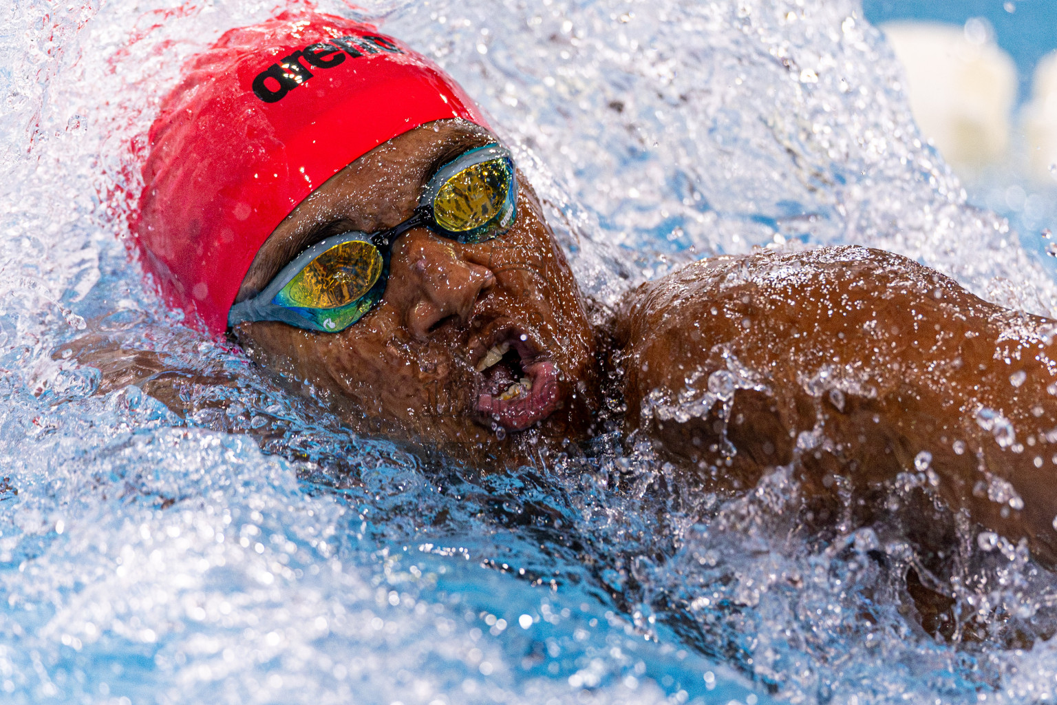Day 4 of 1st National Short Course Swimming Competition held in Hulhumale', Maldives on Tuesday, 17th June 2025. Photos: Nausham Waheed / images.mv