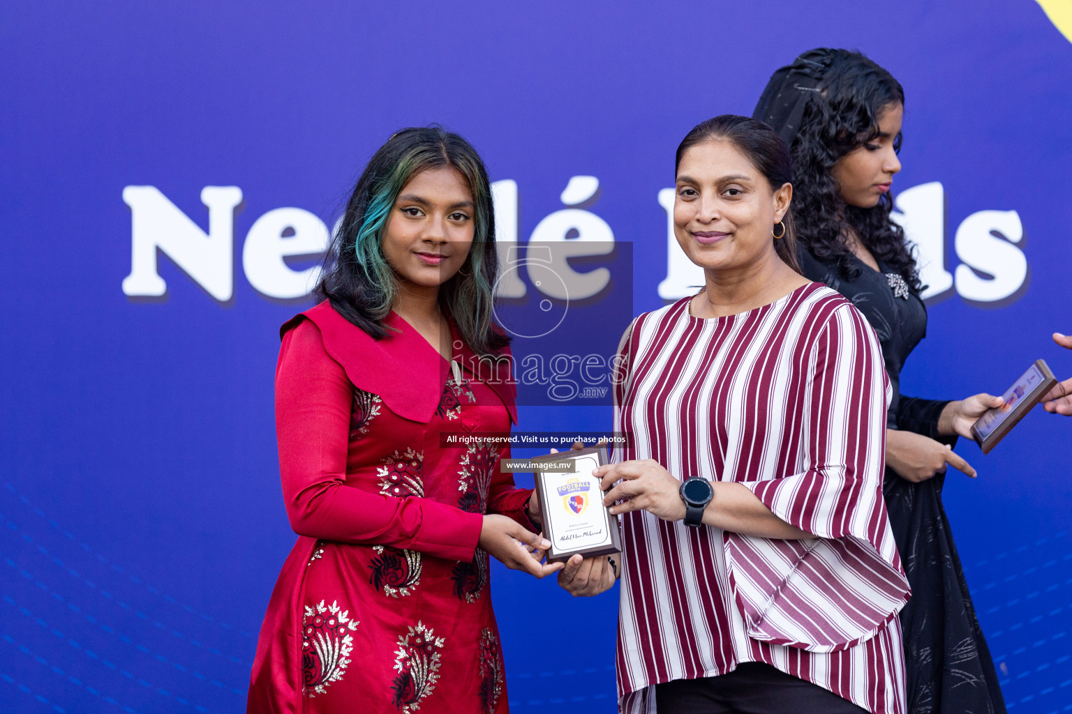 Day 4 of Nestle Kids Football Fiesta, held in Henveyru Football Stadium, Male', Maldives on Saturday, 14th October 2023 Photos: Nausham Waheed  / images.mv